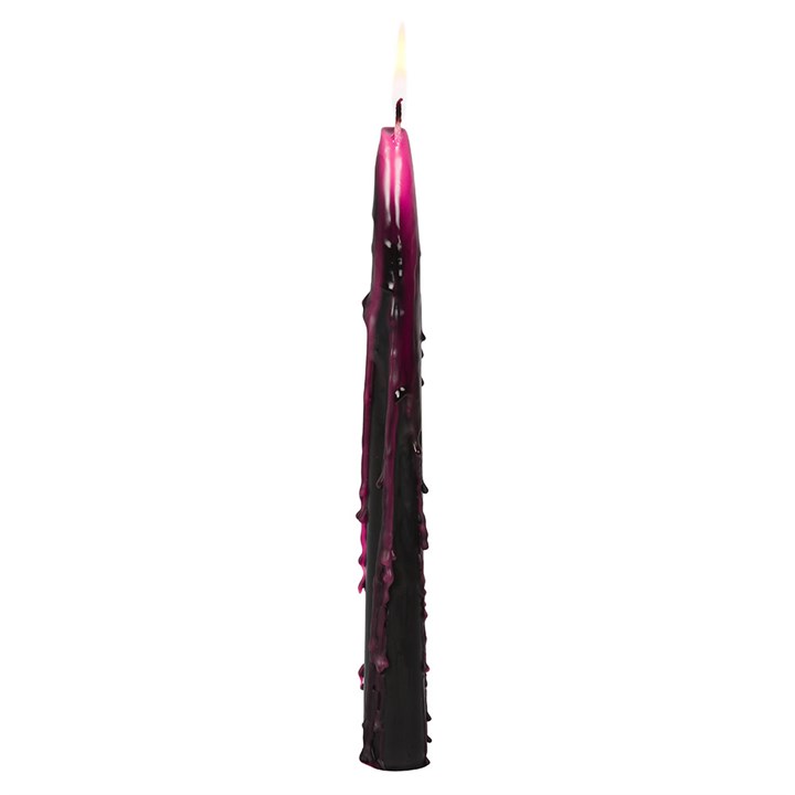 Set of 4 Pink Vampire Tears Taper Candles